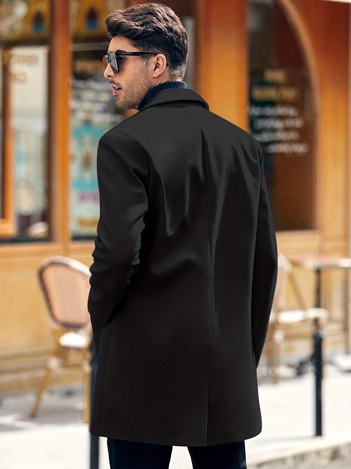 WW | Mid-Length Button-Down Trench Coat For Men - Perfect for WW | Days