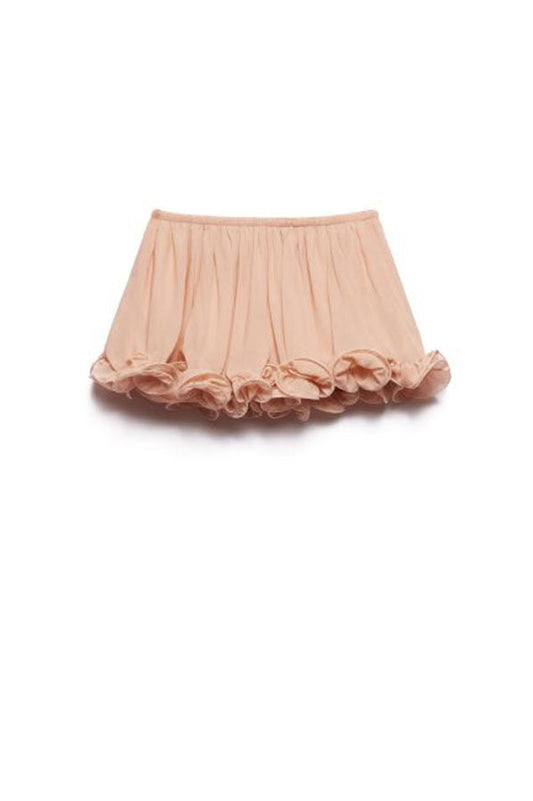 Romantic Drama – shorts with wavy flounces and elastic waist