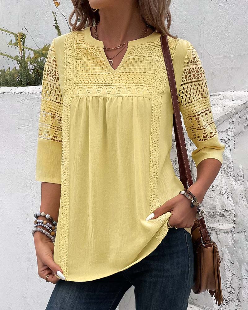 WW | Top with 3/4 sleeves