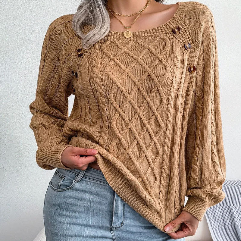WW | Pullover Aus Gedrehtem Strick mit Modernem Design