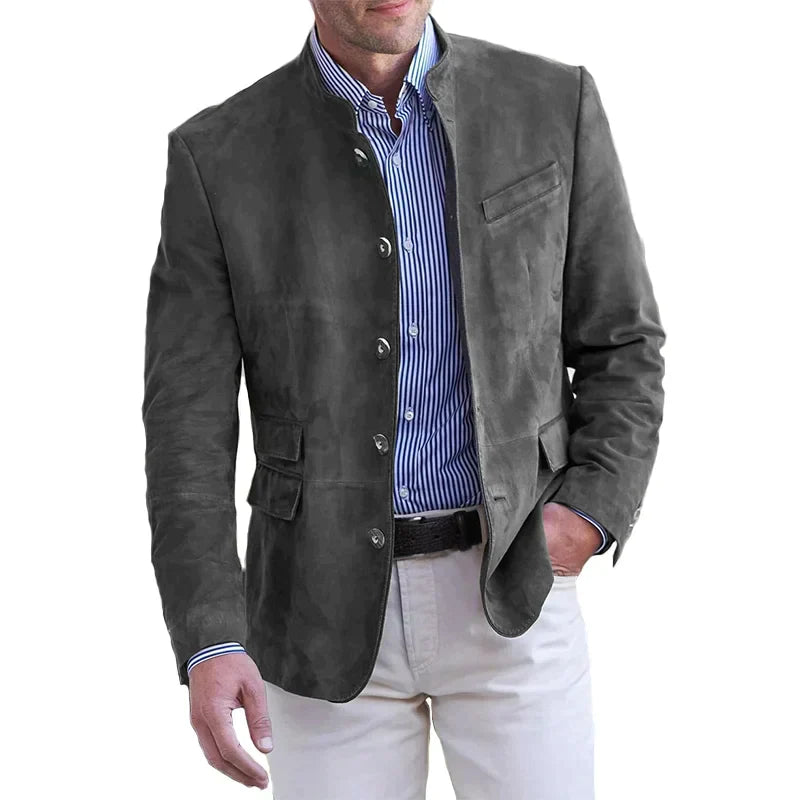 WW | Herren Smart Casual Blazer - Stehkragen