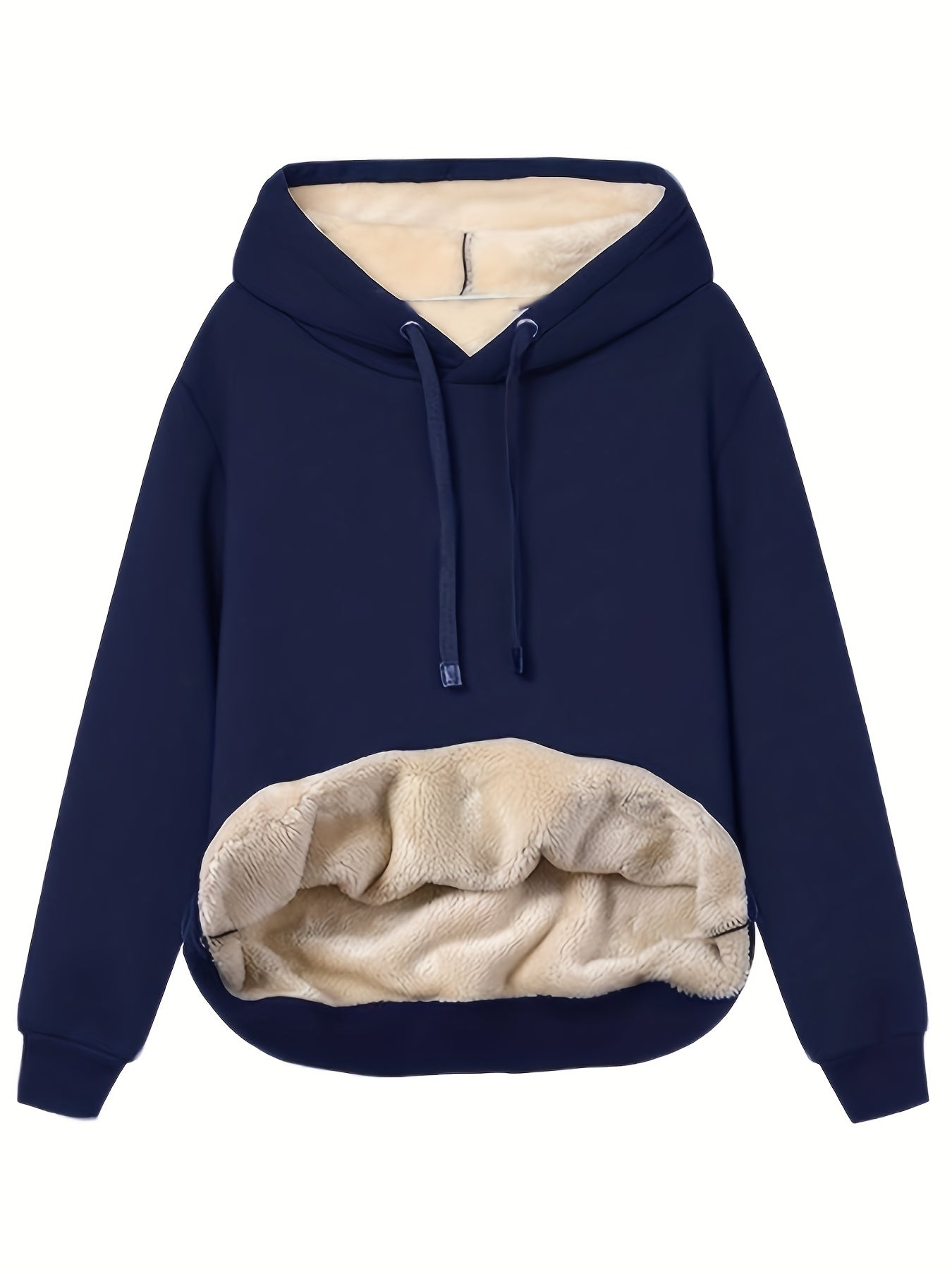 WW | Fleece Pullover Hoodie mit Kapuze für Damen - Perfekt für Outdoor-Aktivitäten