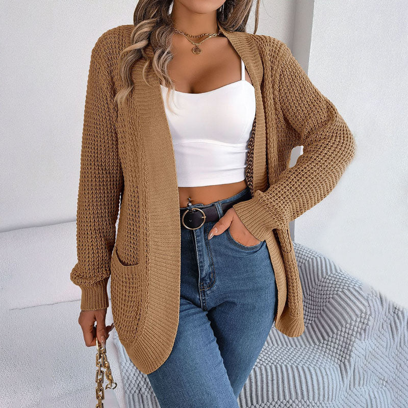 WW | Fashionable knit cardigan with pattern