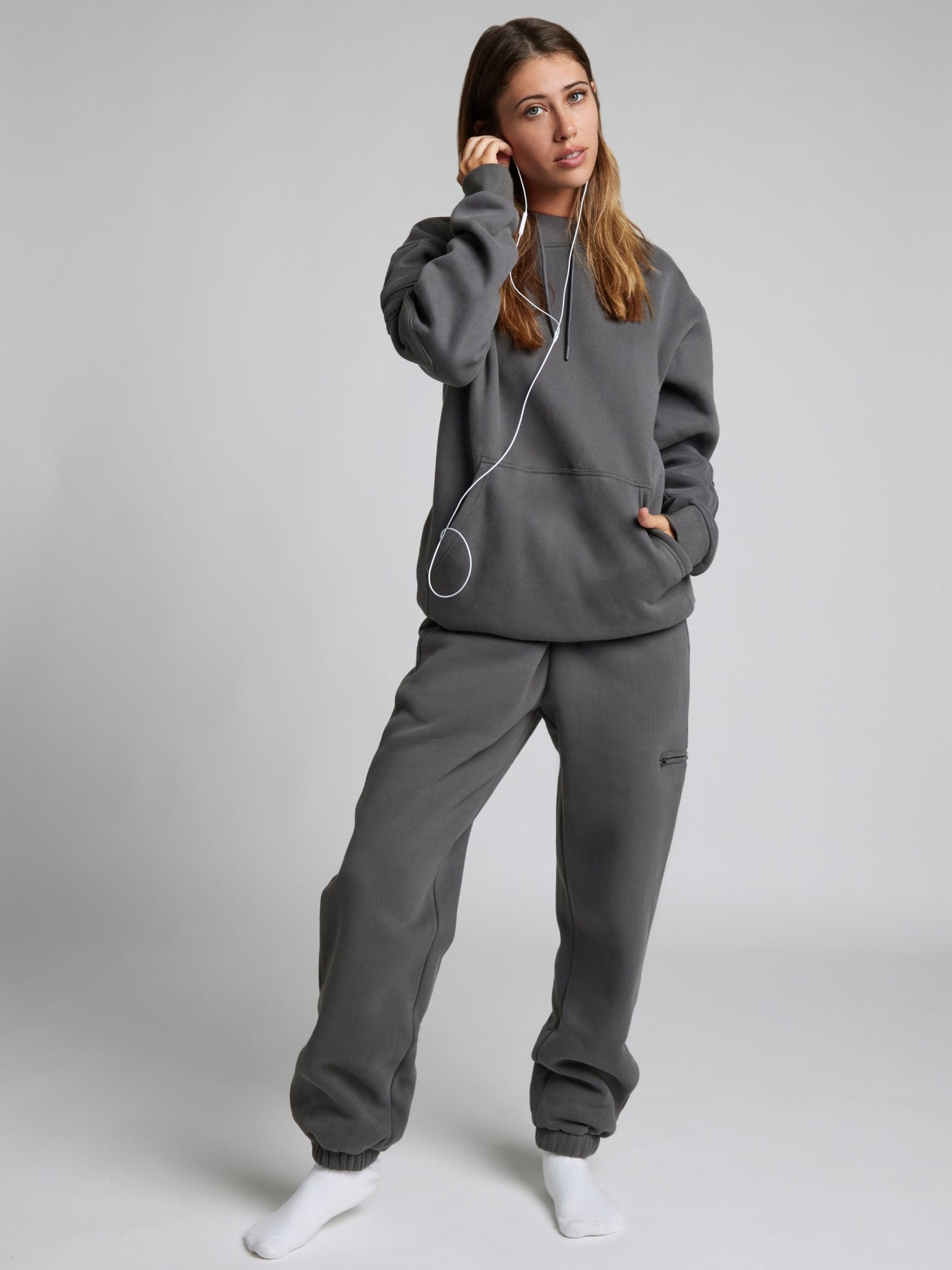 WW | Cozy travel hoodie with airplane mode graphic