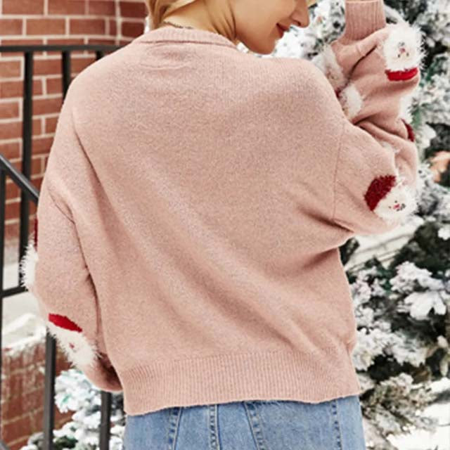 WW | Weihnachtlicher Strickpullover mit Rentiermotiv