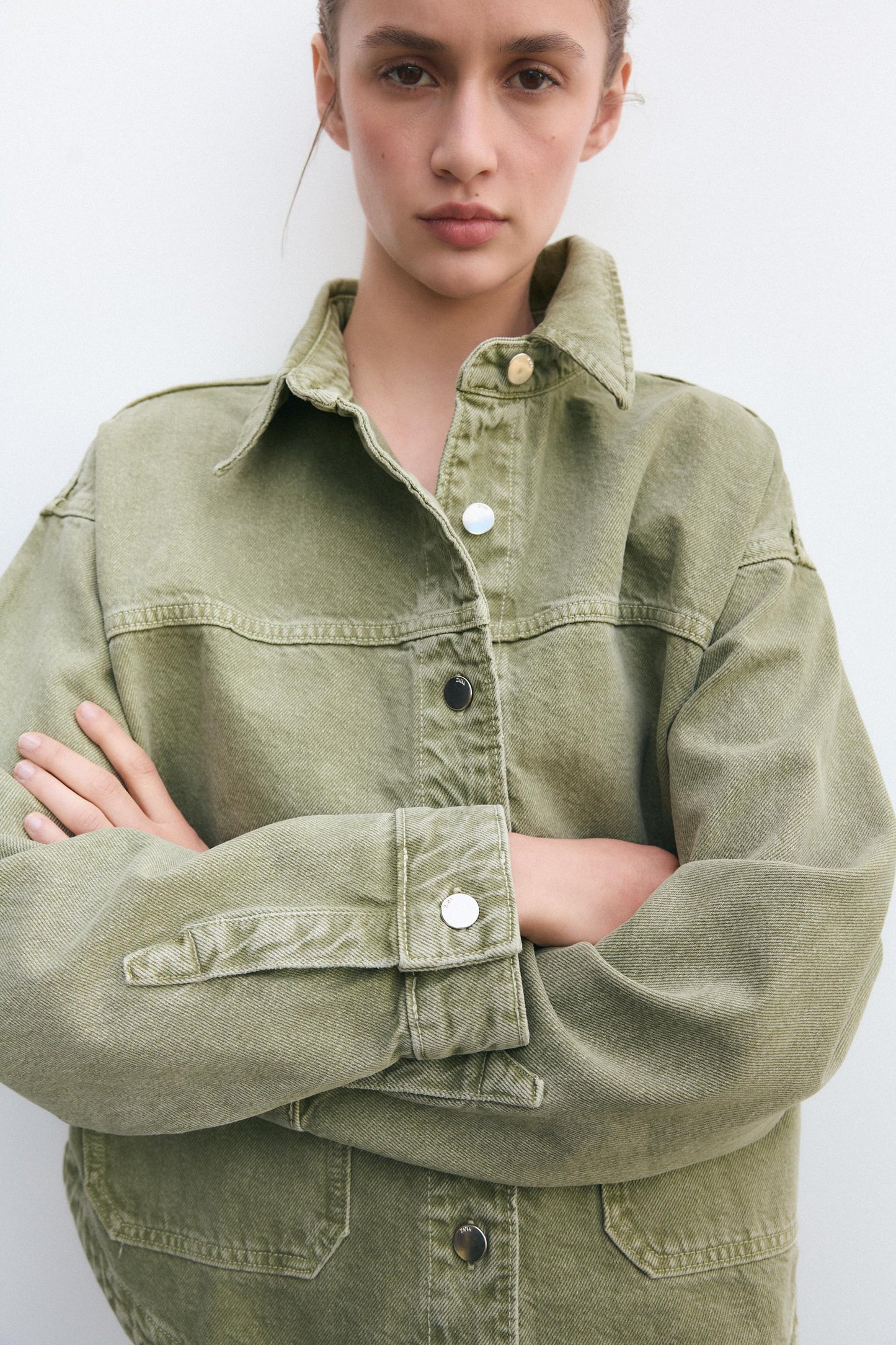 WW | Classic khaki denim jacket for everyday style