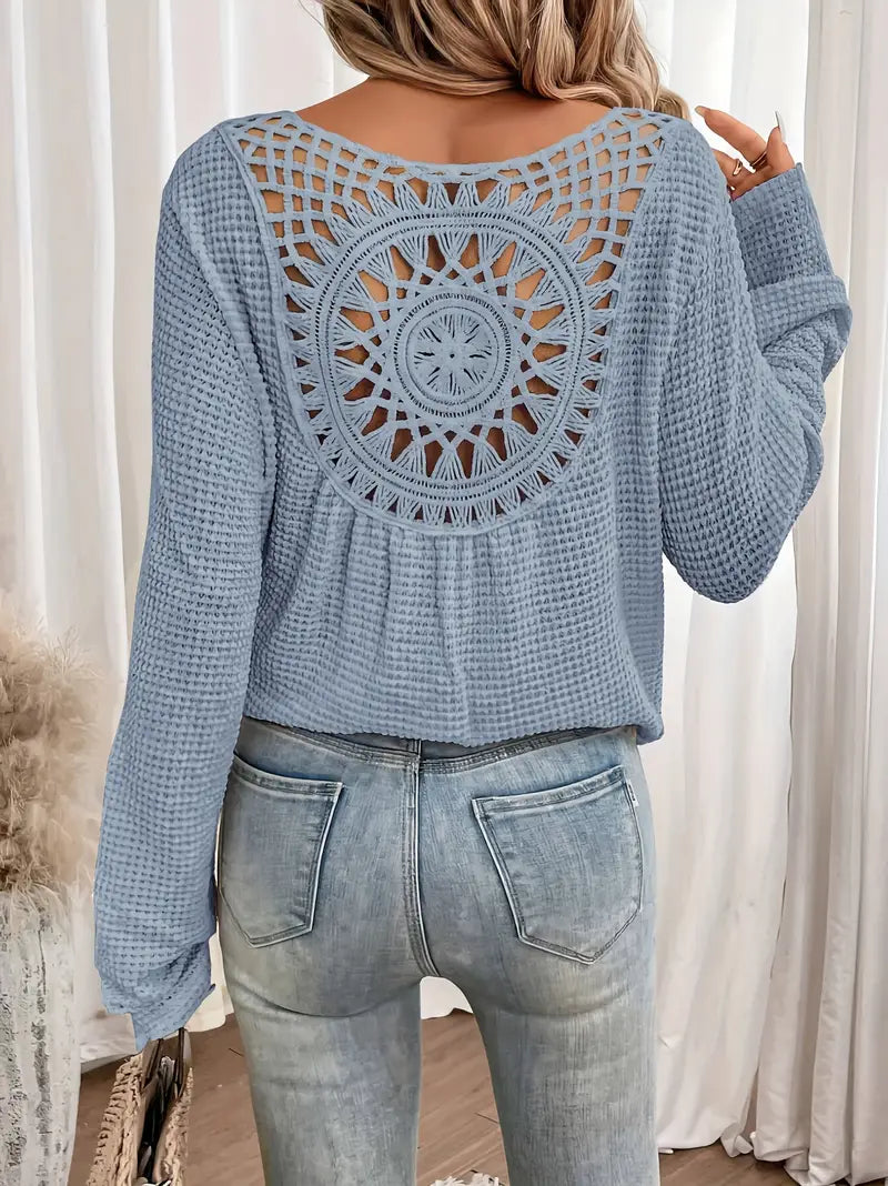 WW | Elegant V-Neck Pullover with Timeless Design