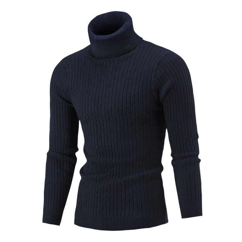 WW | Luxuriöser gestrickter Rollkragenpullover für Männer