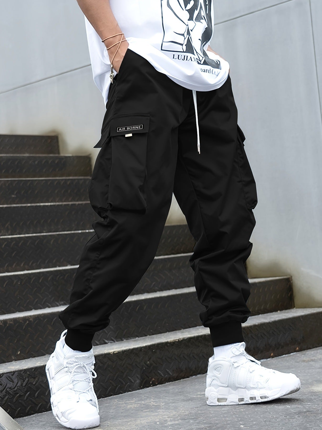 WW | Men's Drawstring Cargo Pants