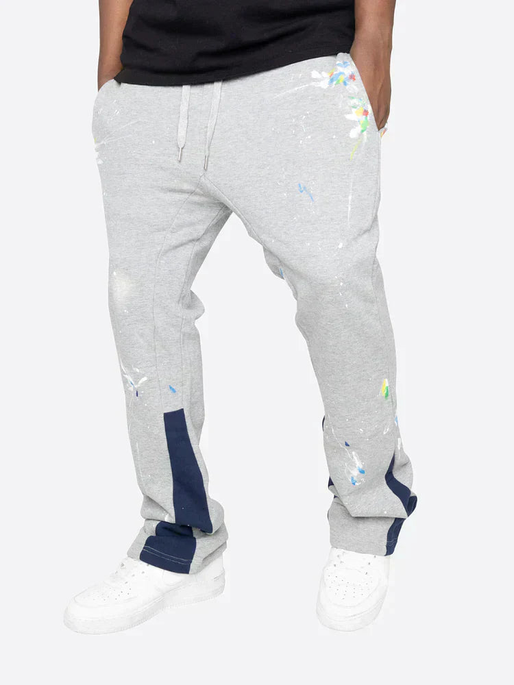 WW | Farbspritzer Flare Sweatpants
