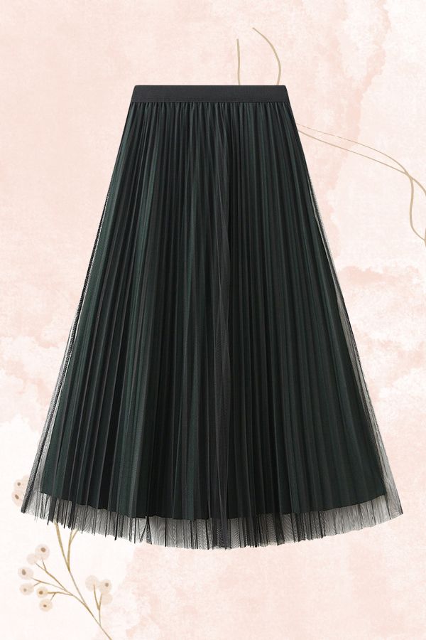 WW | Midi skirt with tulle