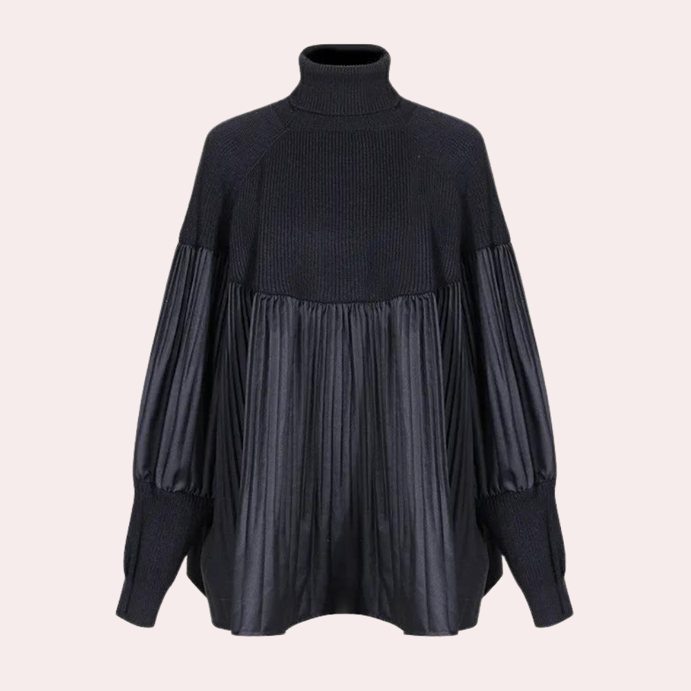 WW | Bequemer Plissee Pullover für Frauen