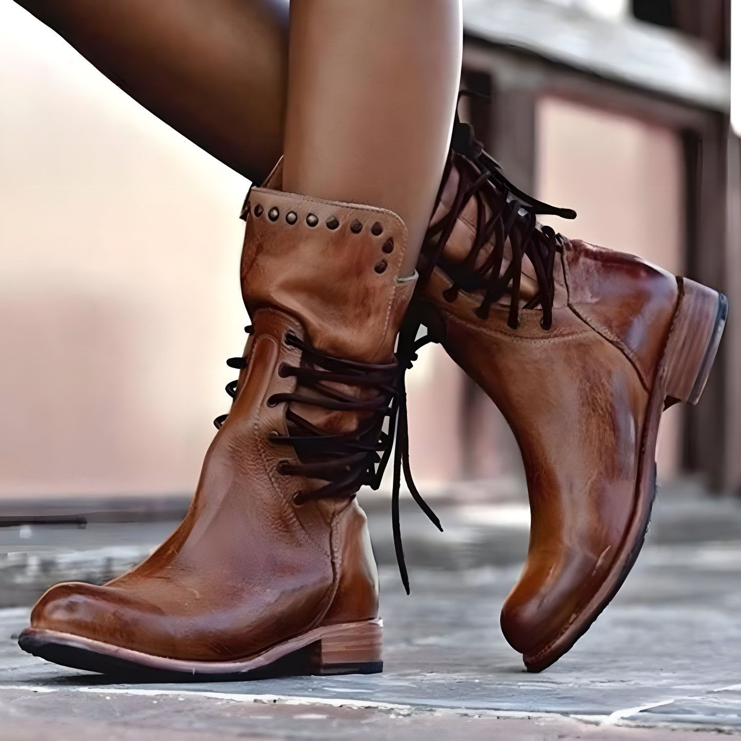 Solvia Elegant Comfort Boots - Brown