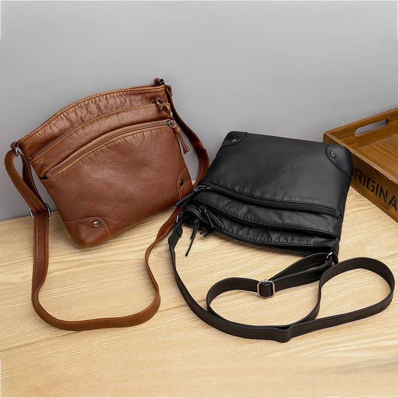 WW | Leather Shoulder Bag