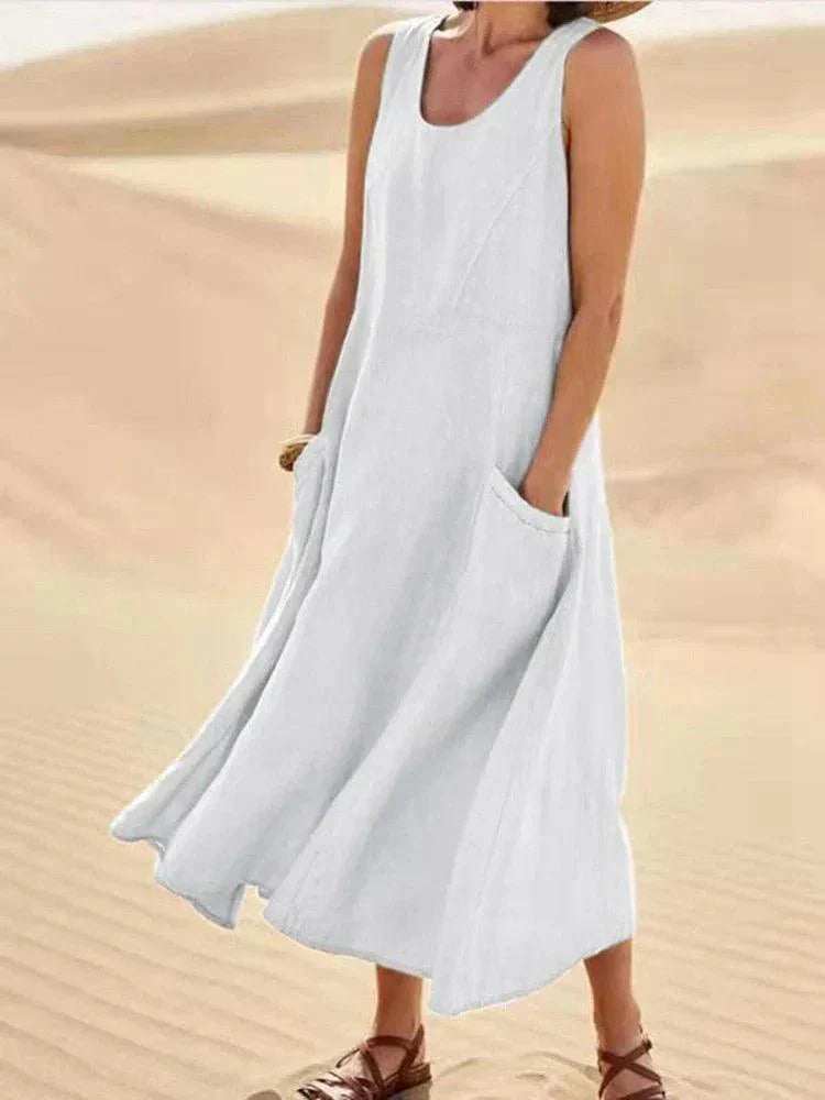 WW | Luftiges Sommerkleid mit Taschen