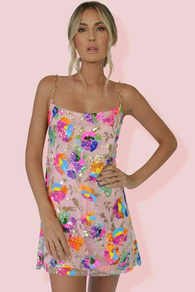 Letha™ | Shimmer Mini Dress