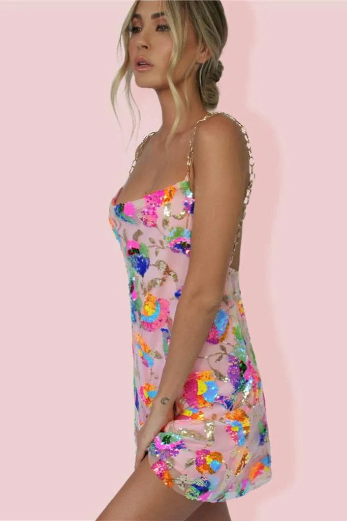 Letha™ | Shimmer Mini Dress