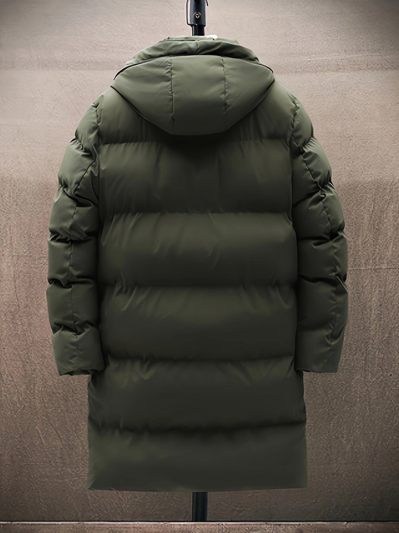 WW | Dicke Lange Kapuzen Puffer Winterjacke Für Herren - Ideal für Winter