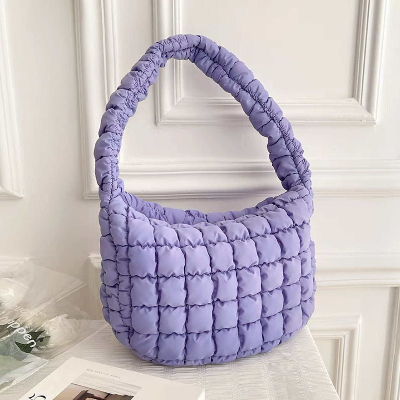 WW | Pleated Shoulder Bag For Women