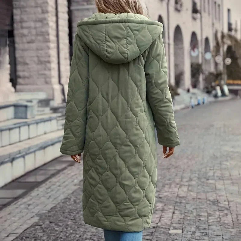 WW | Women's Quilted Hoodie Jacket Cotton Blend