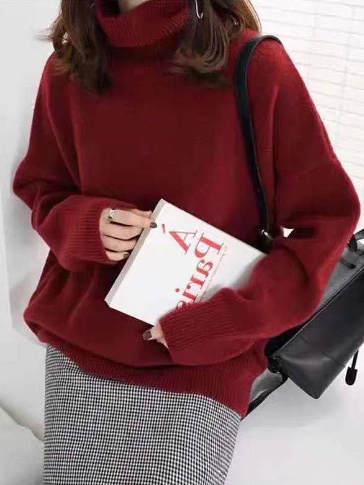 WW - Lässiger Cashmere-Rollkragenpullover Für Frauen