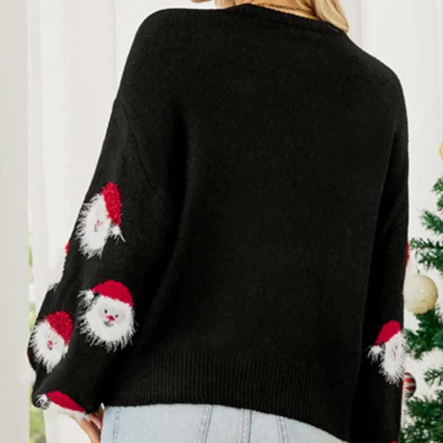 WW | Weihnachtlicher Strickpullover mit Rentiermotiv