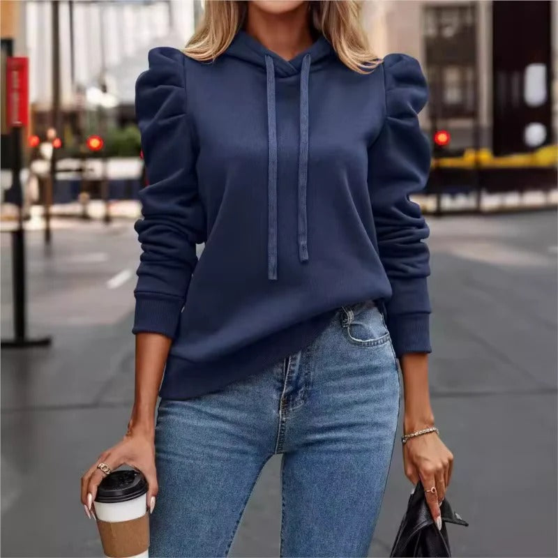 WW | Ruffled Hem Hoodie