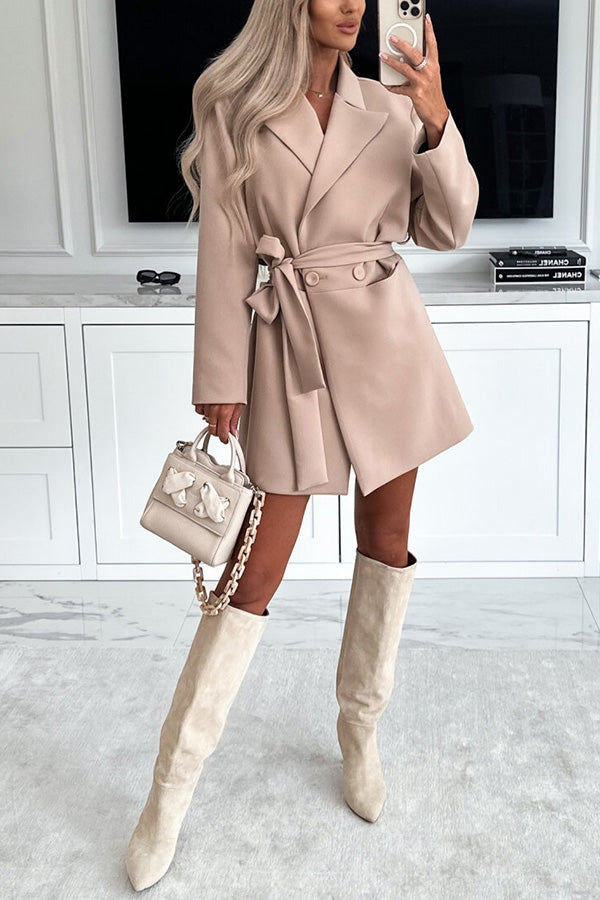 WW | LANGE BEIGE JACKE