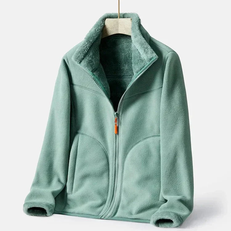 WW | Damen Doppelreiher-Fleecejacke