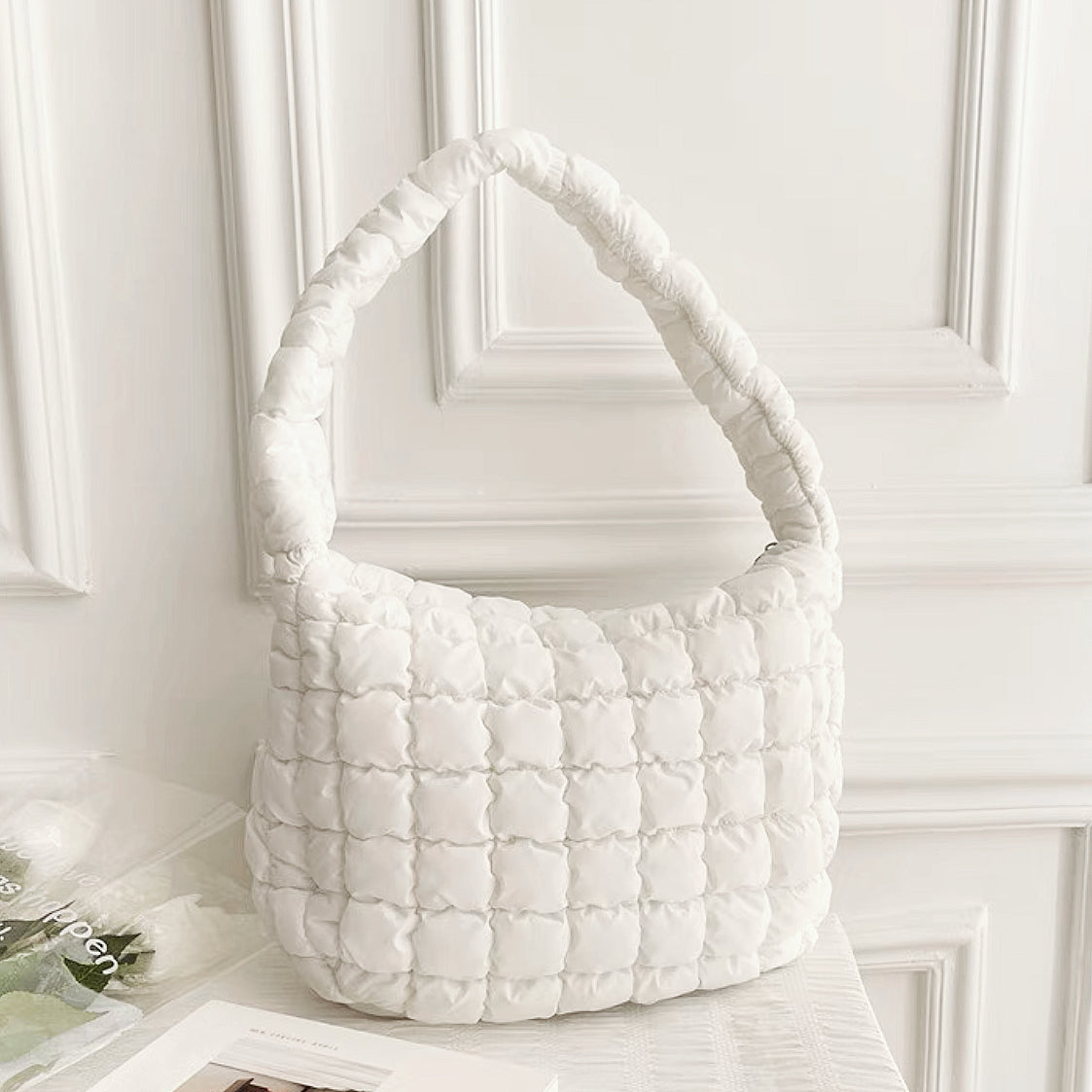 WW | Pleated Shoulder Bag For Women