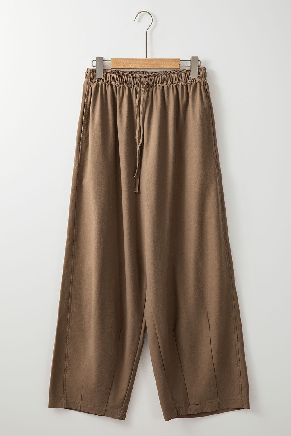 WW | Palm Cotton Linen Wide Leg Trousers For Women
