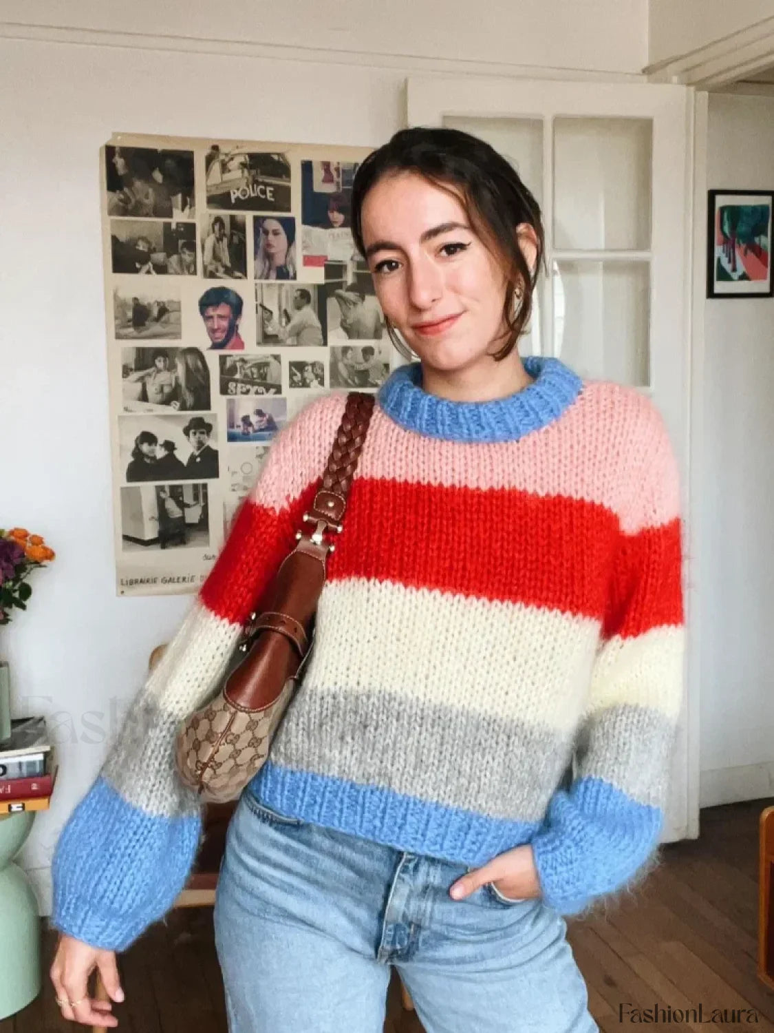 WW | Colourful striped knitted sweater for casually chic looks