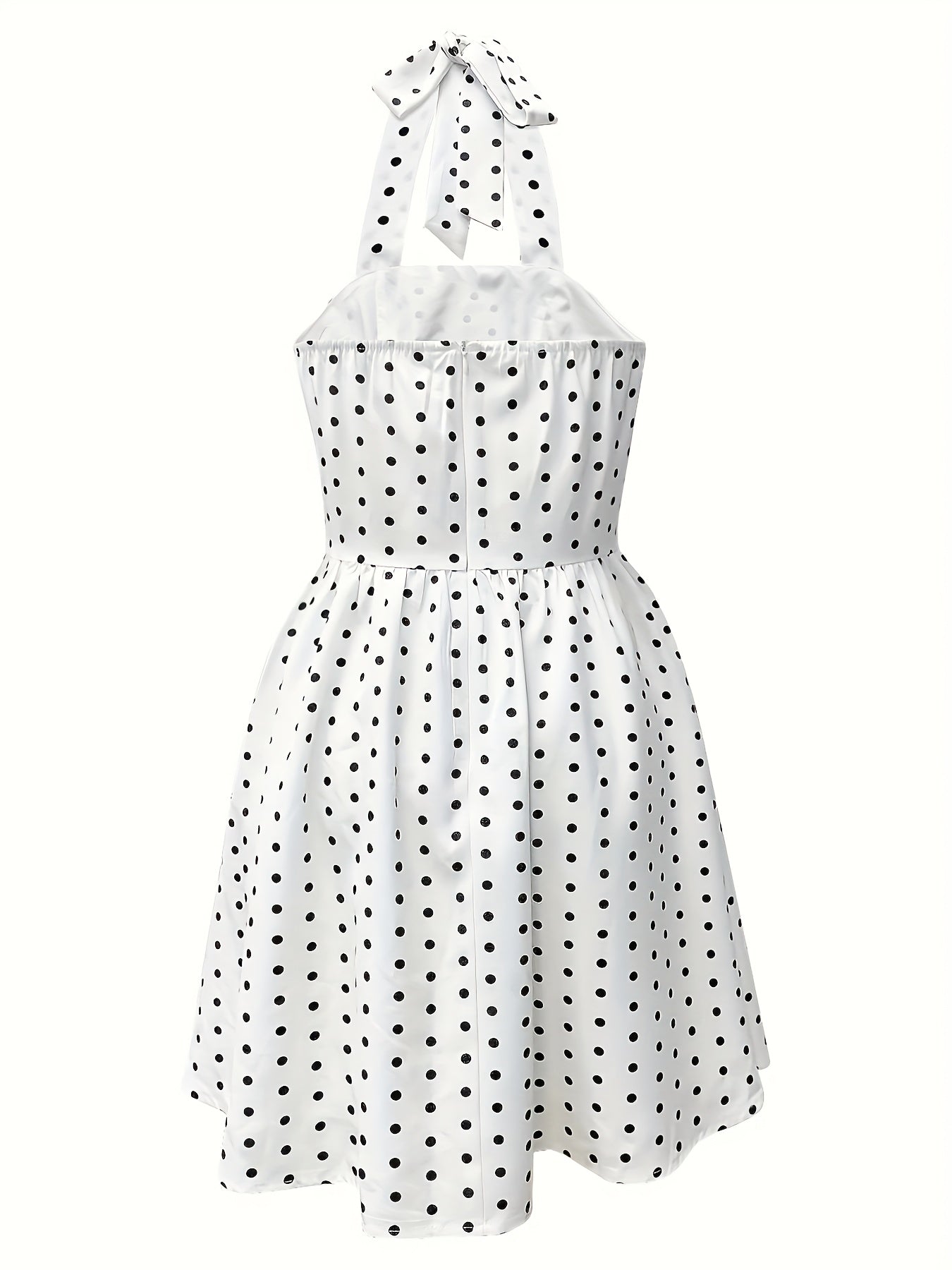 Vivienne Polka Dot Halter Mini Dress