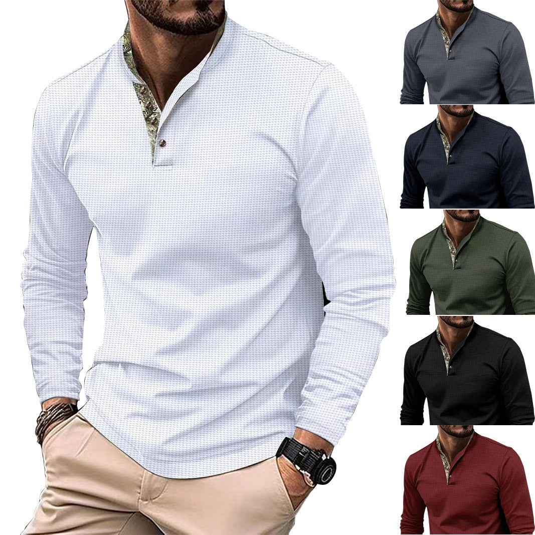 WW | Lässiges Langarm-Polo mit Kragen