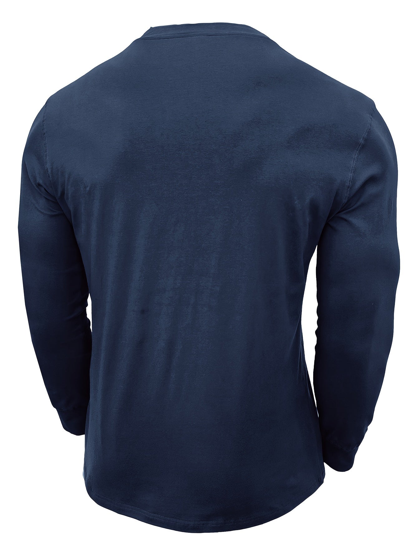 WW | Men's Vintage Style Long Sleeve Henley Shirt