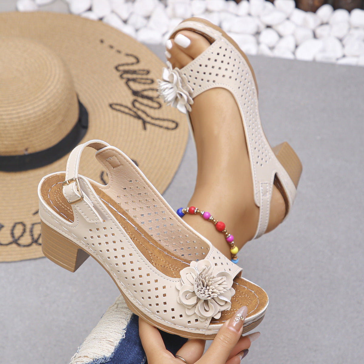 Kalani™ | Chic Floral Sandals
