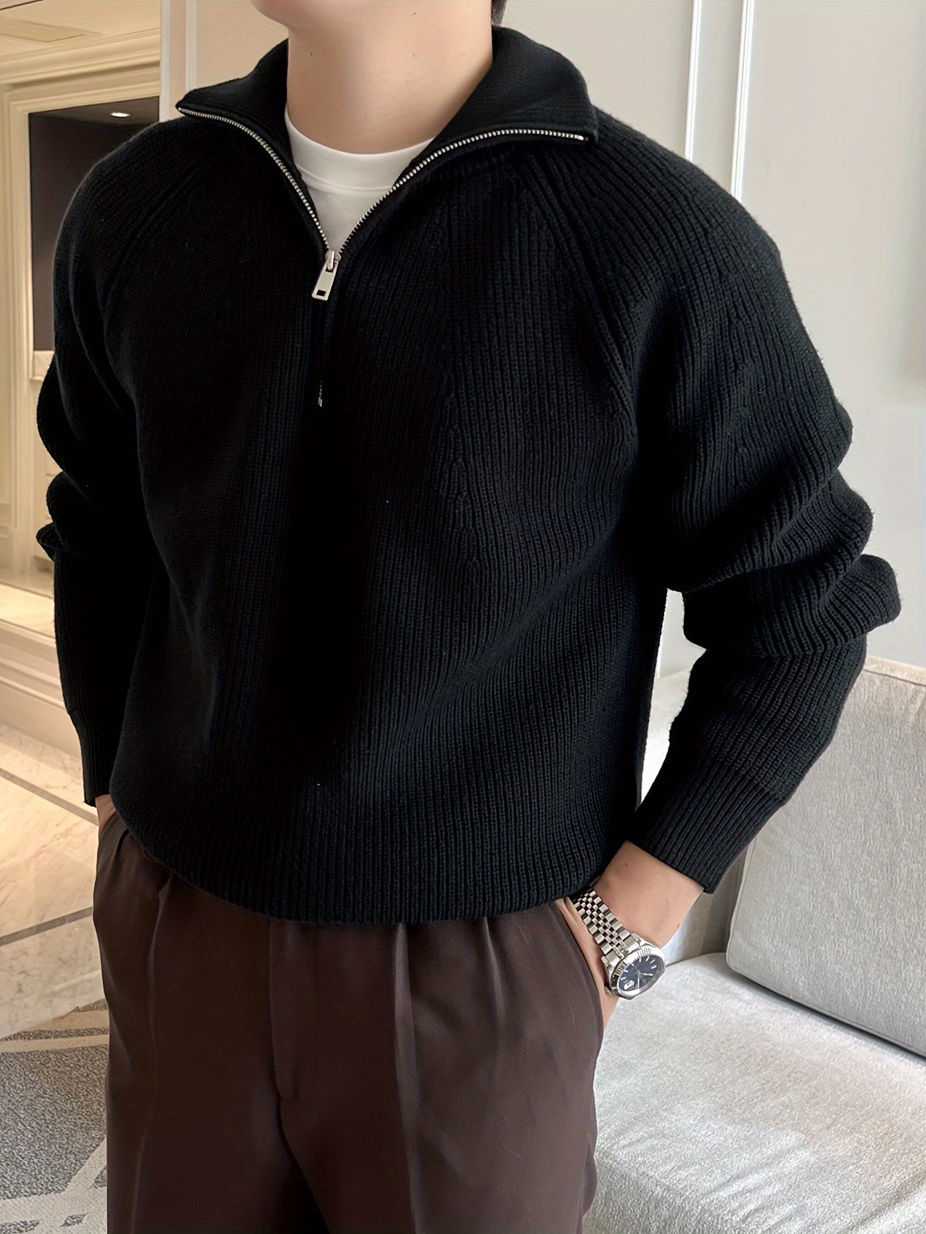 WW | Men's Casual Zip Pullover