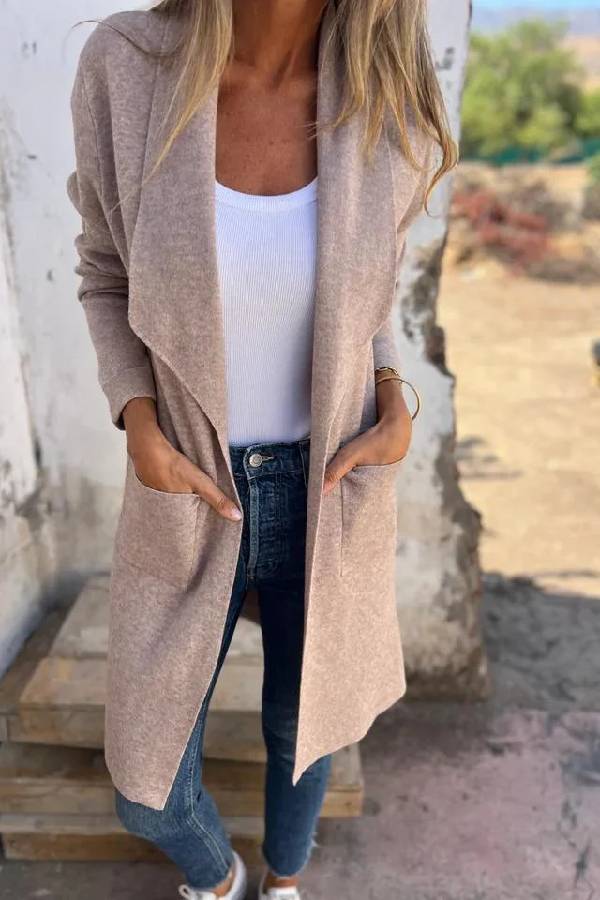 WW | Mid-length Cardigan Jacket