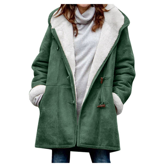 WW | Warme Fleecejacke mit Kapuze für Frauen