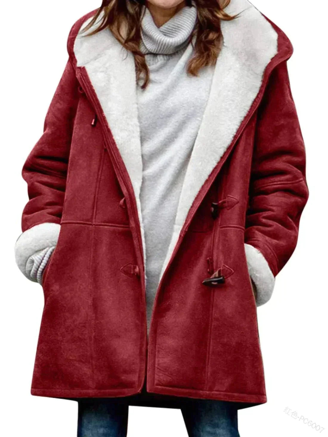 WW | Warme Fleecejacke mit Kapuze für Frauen