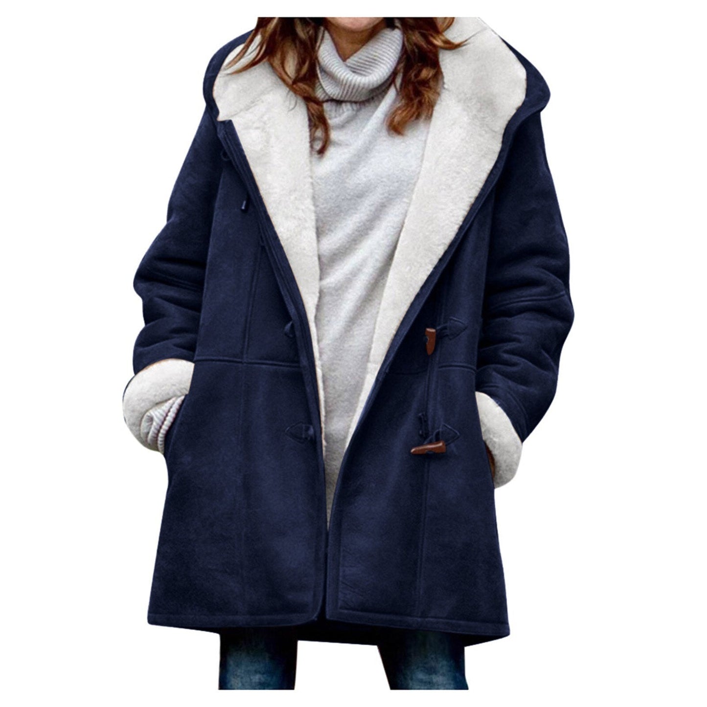 WW | Warme Fleecejacke mit Kapuze für Frauen