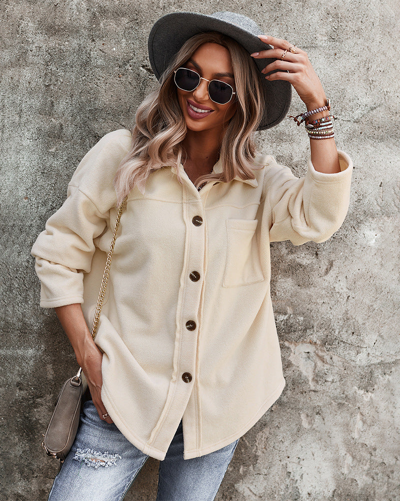 WW | Stylish Plus Size Fleece Women's Jacket