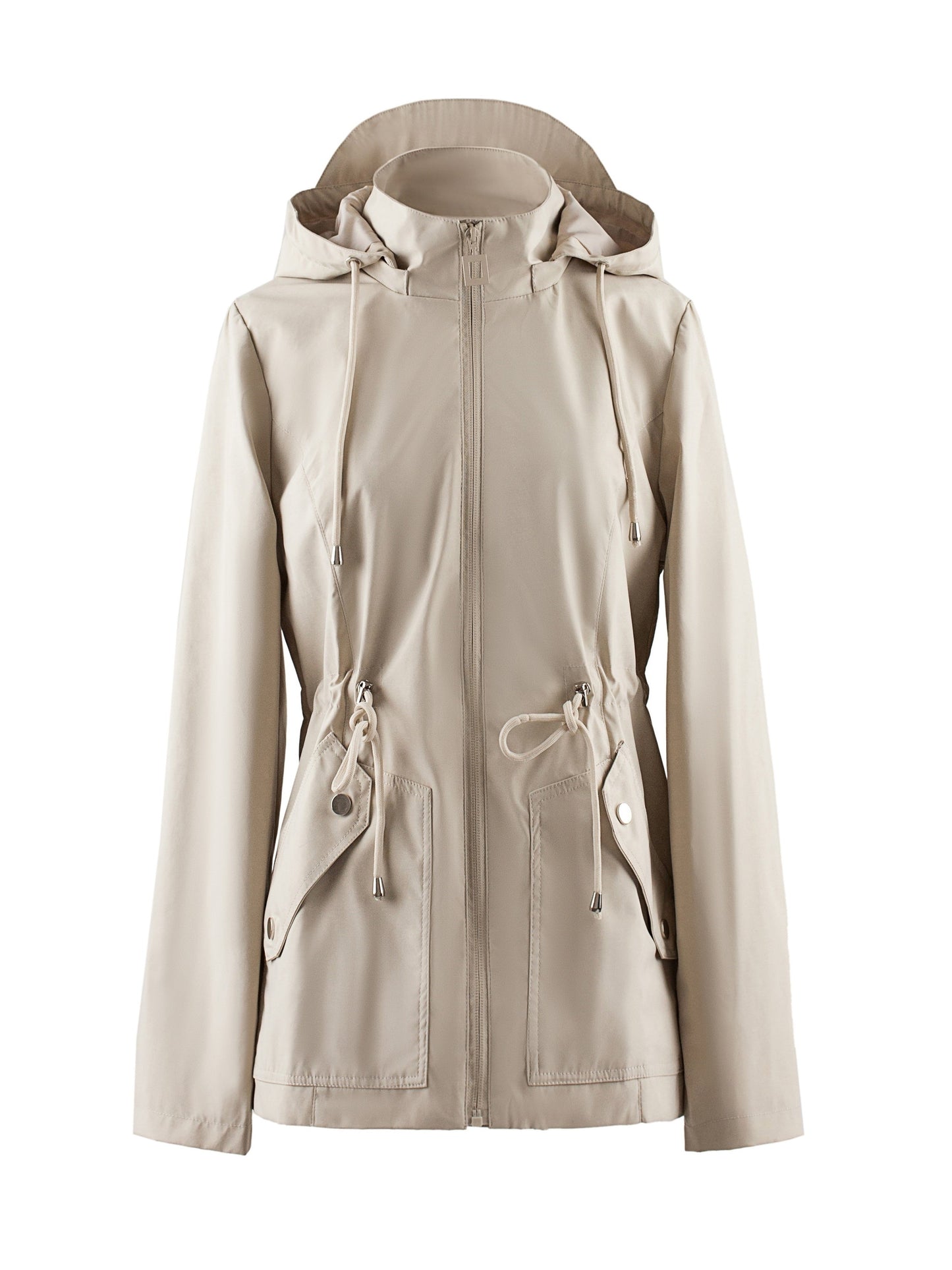 WW | Waterproof Fitted Hooded Spring and Autumn Coat