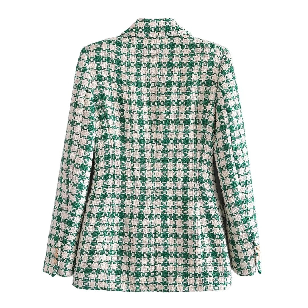 WW | Mari & Olivia Karierter Tweed Blazer