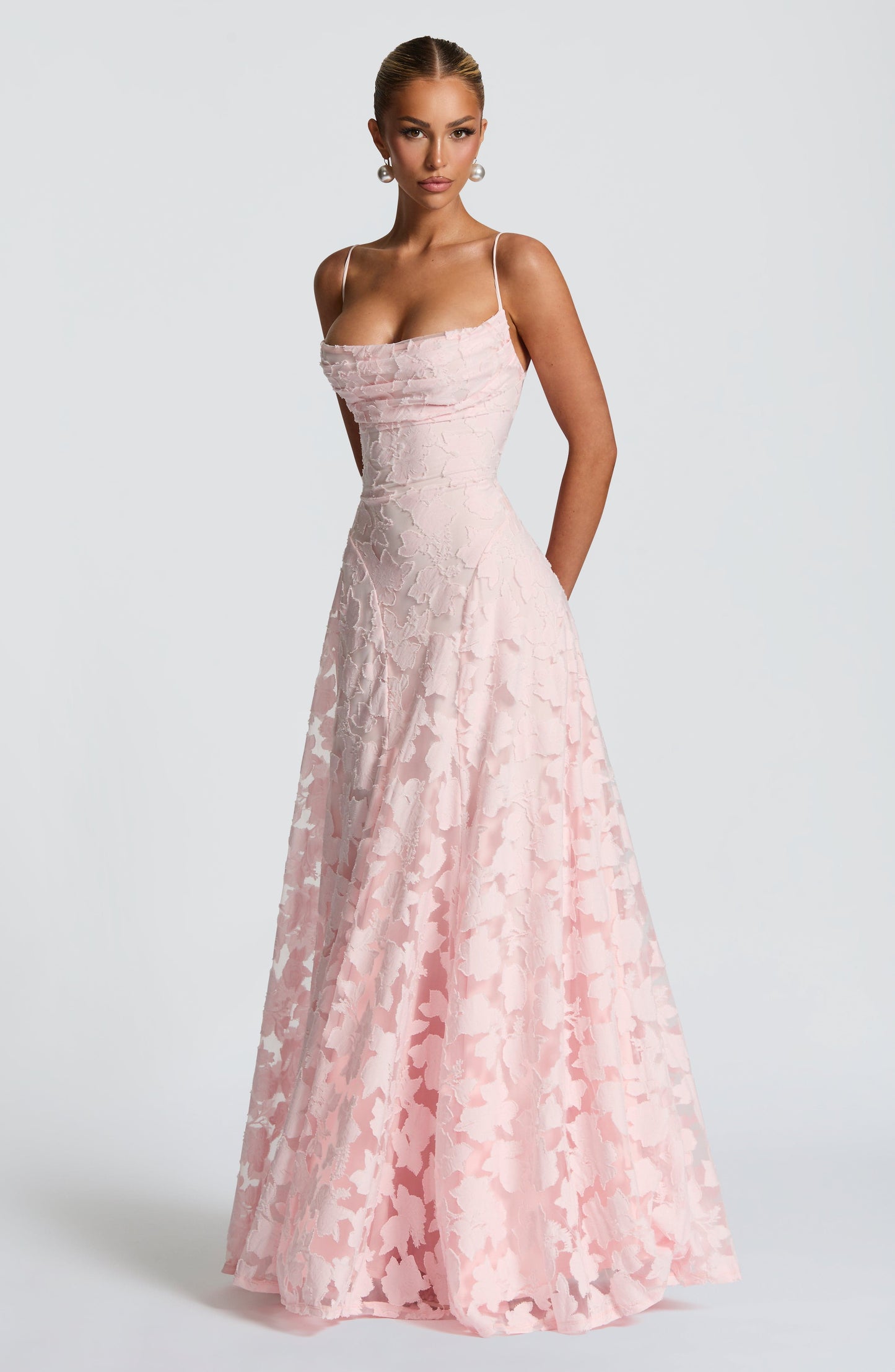 Francisa™ | Maxi Dress with Lace Bodice