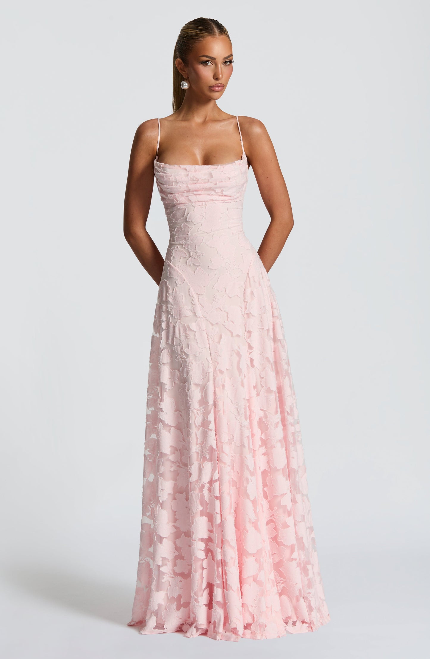 Francisa™ | Maxi Dress with Lace Bodice