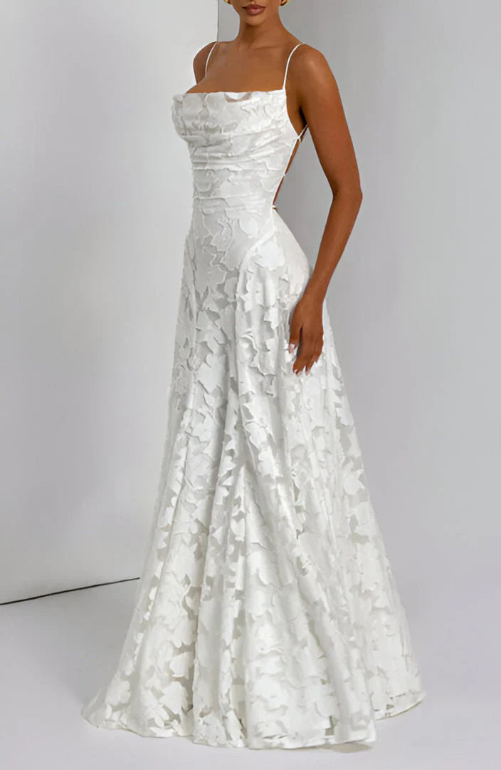 Francisa | Korsett-Maxi-Kleid aus Spitze