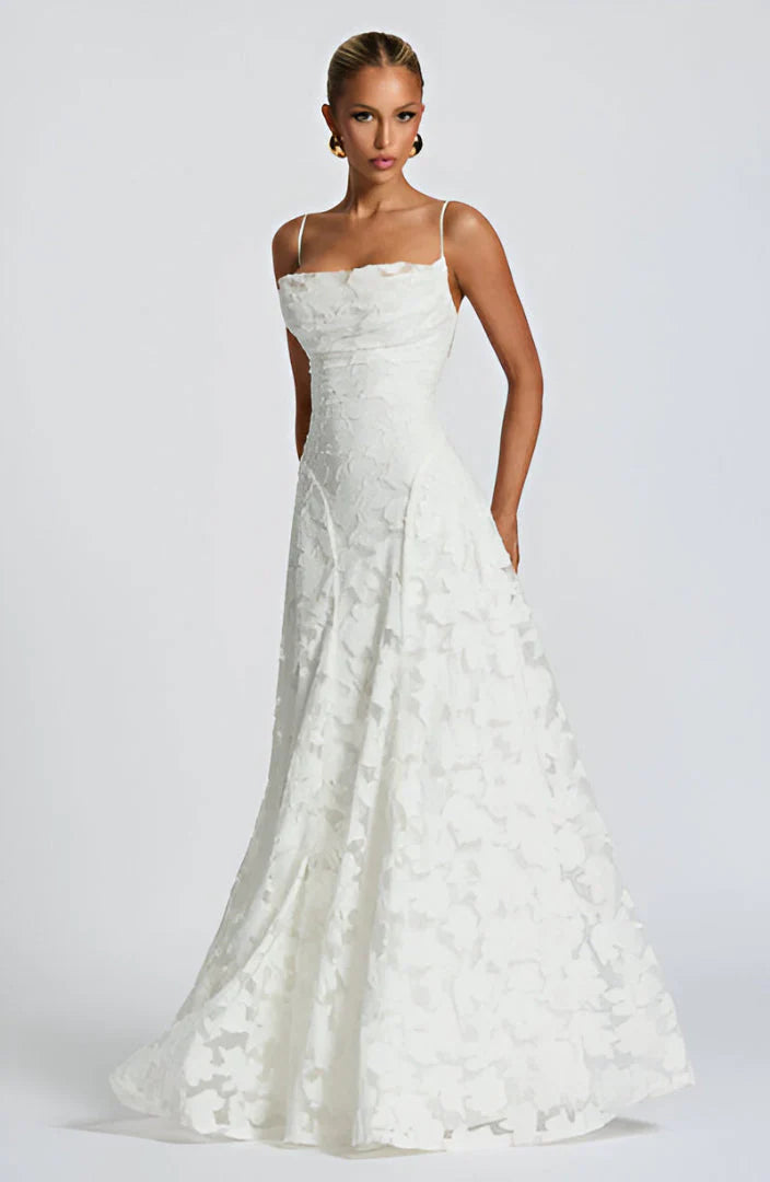 Francisa | Korsett-Maxi-Kleid aus Spitze