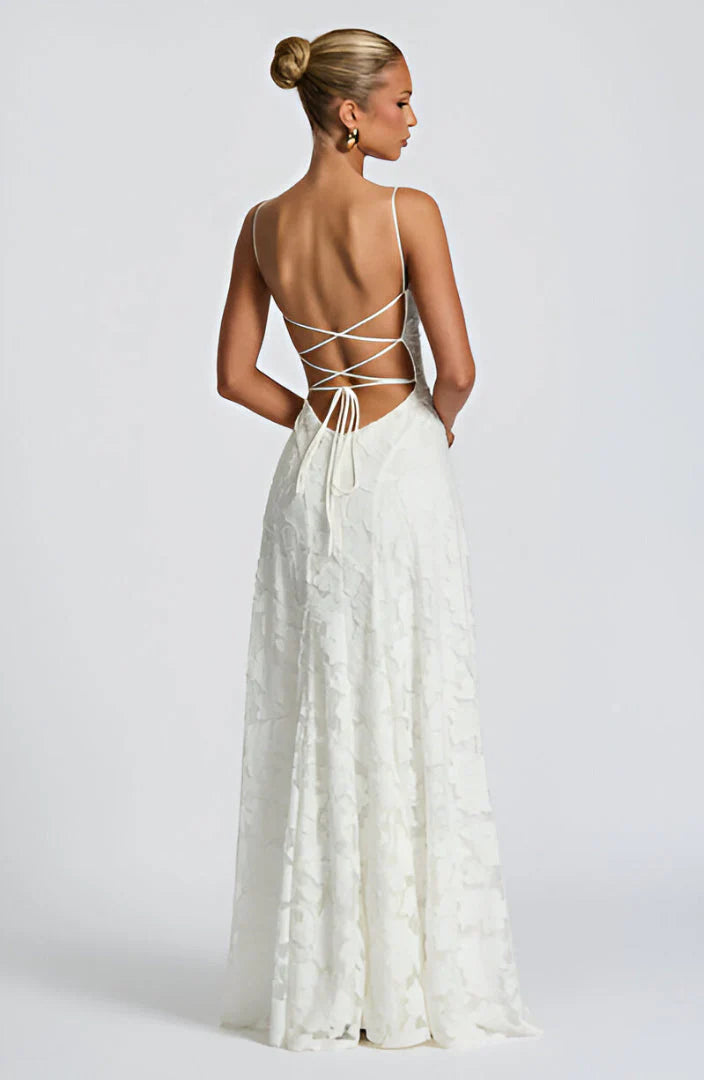 Francisa | Korsett-Maxi-Kleid aus Spitze