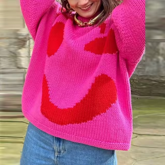 WW | Strickpullover aus Baumwolle in Übergröße